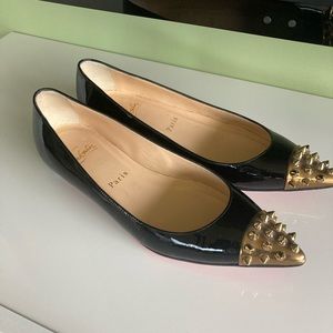 Christian Louboutin Geo Spike Flats Shoes